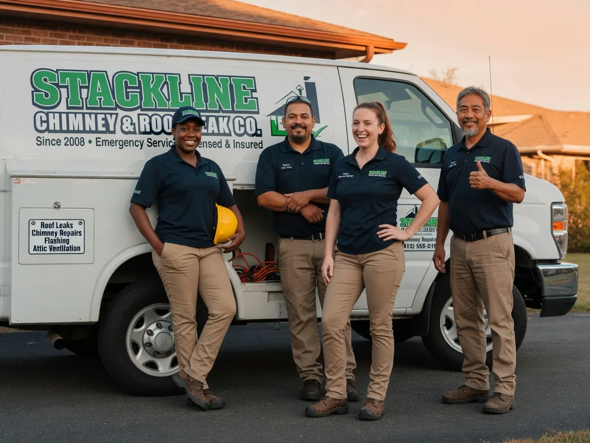 Chimney flashing repair company in Arapaho, OK
